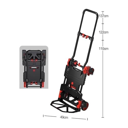 Carretilla plegable para carga y transporte pesado miniatura 3