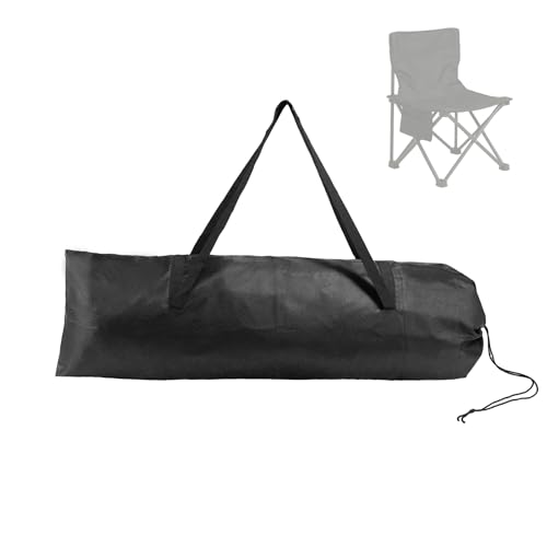 1pcs Camping Folding Chair Replacement Bag, 43.31x14.96in Foldable Large Camp Storage Bag with Double-Handle Straps and Drawstring for Hammock Accessories(No Chair Included)