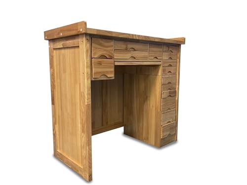 Rosenthal Collection Solid Wood Watchmakers Bench