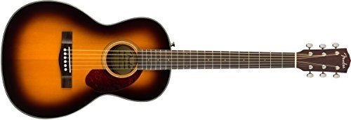 Fender CP-140SE Acoustic-Electric Guitar with Case - Parlor Body Style - Sunburst Finish