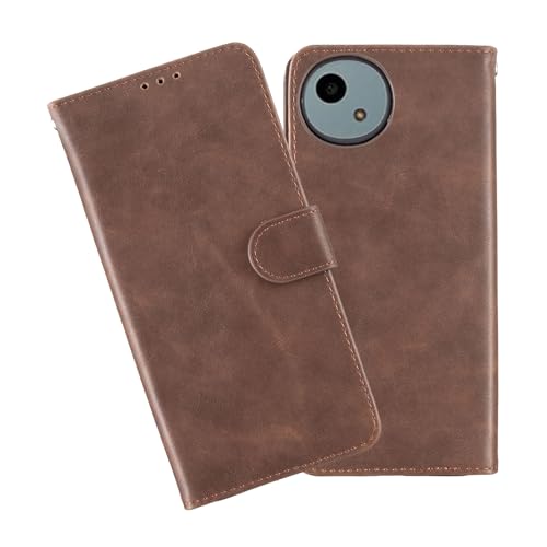 �yAnrek�z�݊��� SHARP AQUOS wish4 SH-52E docomo A402SH Rakuten Mobile ���p �P�[�X �蒠�^ �J�o�[ (�_�[�N�u���E��) �A�N�I�X wish4 �蒠�^�P�[�X �J�[�h���[ �X�^���h�@�\�t�� ���z�^ P