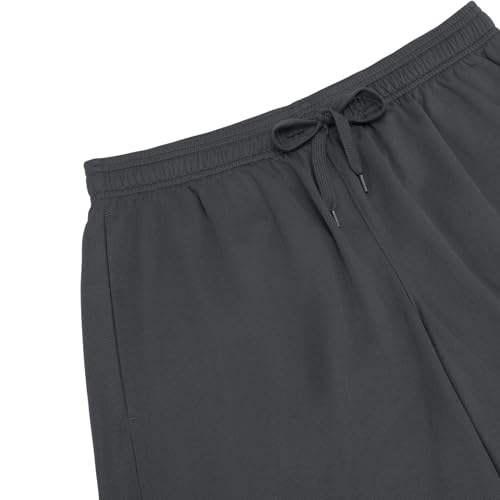 Short de sport extensible homme noir et gris séchage rapide entraînement - 3