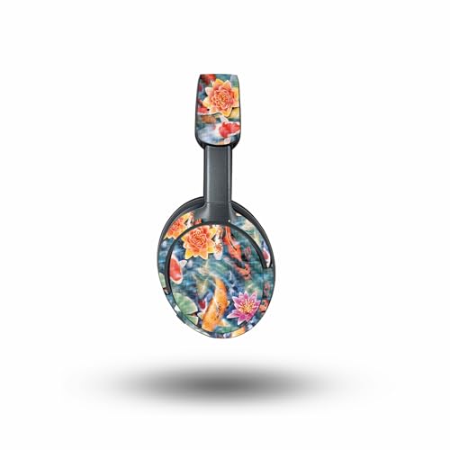 Image of MightySkins Carbon Fiber Skin Compatible with Bose QuietComfort Ultra - Koi Pond | Protective, Durable Textured Carbon Fiber Finish | Easy to Apply, Remove, and Change Styles
