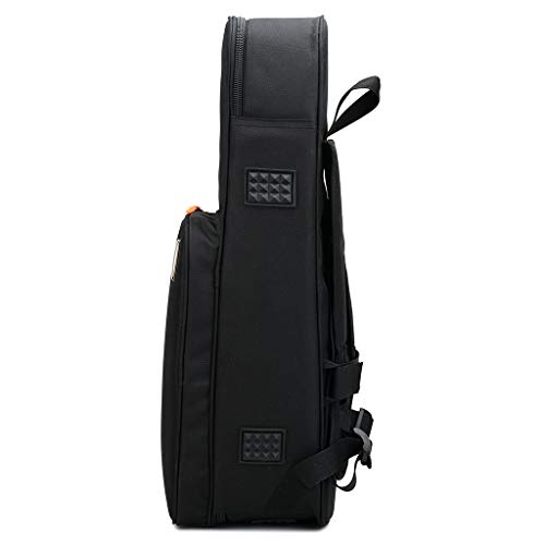 Milageto Mochila impermeável para saxofone macia, leve para Es