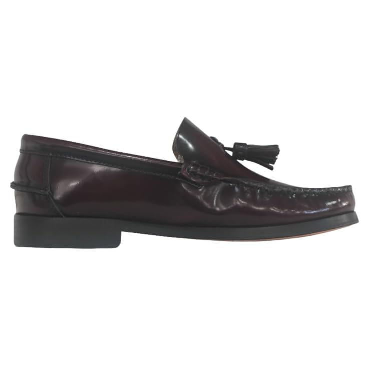 Benavente Zapato MOCASÍN Marca BORLAS Burdeos