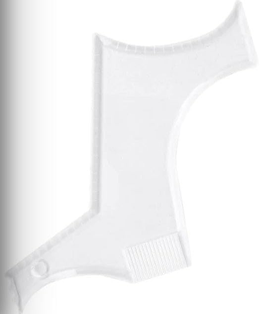 Image of KHUSHI Beard Shaper Tool With Comb For Men, Home And Salon Use, Men Beard Accessories (MULTI)