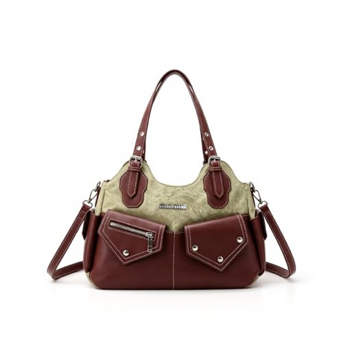 Image of PALAY Shoulder Bag for Woman Vintage PU Leather Women Handbags Punk Retro Crossbody Bags for Women