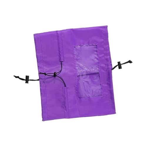 B Baosity ペットバスシャワーキャップペットバスキャップは、調整可能な再利用可能なドッグシャワー子犬水泳耳プロテクターを備えた耳を閉める乾燥した防水, 紫