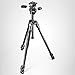Manfrotto 290 Xtra Aluminum 3-Section Tripod Kit with 3-Way Head (MK290XTA3-3WUS), Black