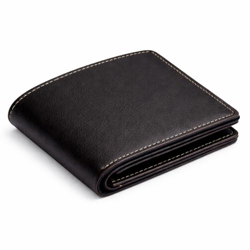 Image of Gift For Special Genuine Leather Men's Wallet - Gift for Him - Father Friend Purse Gift - Surprise Your Husband