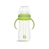 Munchkin Gentle Transition Baby Sippy Cup, Baby's First Sippy - Helps Babies & Toddlers Transitioning from Bottles to Cups, Spill Proof, 9 Months & Up, 10 Ounce, Green