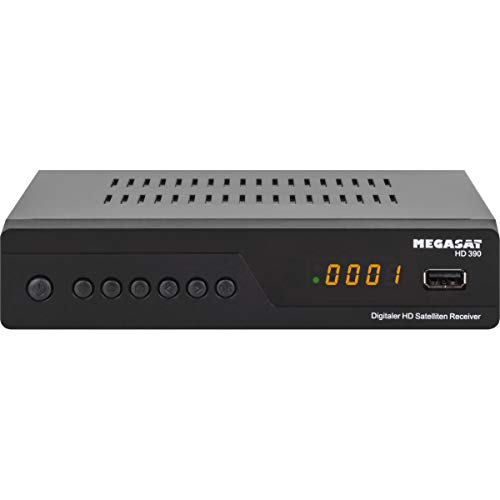 HD 390 DVB-S2 HD Sat Receiver schwarz | Unicable I & II tauglich