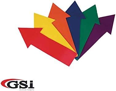 Image of GSi Spot Markers - Non-Slip Non-Toxic Poly Spots - Floor Markers for PE, Sports & Classroom Activities