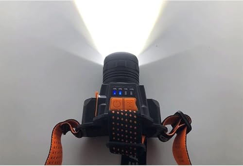 Linterna frontal LED recargable para reparar y caminar con las manos libres 2