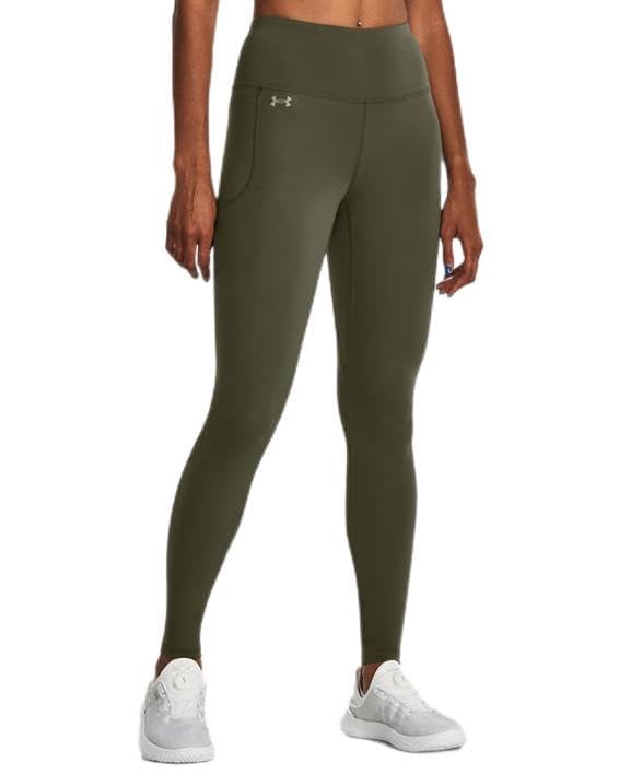 Leggings Under Armour transpirables de talle alto y diseño elástico Grove Green XX-Large