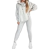 Photo Gallery aloeu calmlily 3 piece hoodie set women, tracksuit button down hoodies, calmlily oversized hooded casual 3pc sweatshirt suit(grey,xxx-large) Photo Gallery aloeu calmlily 3 piece hoodie set women, tracksuit button down hoodies, calmlily oversized hooded casual 3pc sweatshirt suit(grey,xxx-large)