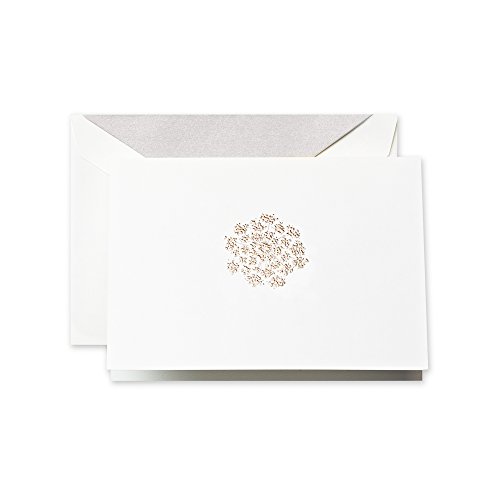 Crane & Co. Hand Engraved Queen Anne's Lace Note (RF1409)