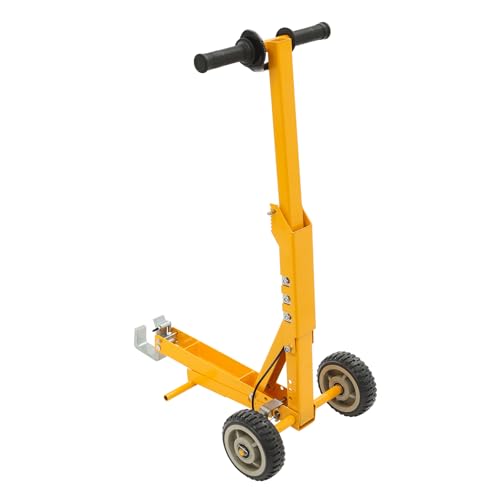 HZOPUTLH Commercial Push Mower Jack, 800lbs Capacity Manual Lawn Mower Lift with Wheel, Heavy-Duty