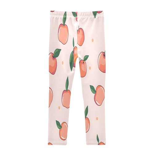 Bolaz Toddler Girls Leggings Printed Yoga Pants Leggings Fresh Peach for Kids2