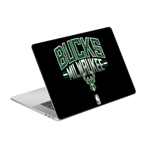 Autocollant vinyle MacBook Pro 15.4 Milwaukee Bucks noir
