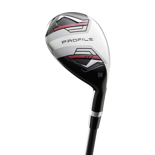 Image of Wilson Senior Profile Complete Golf Set with Cart Bag - Right Hand, Senior, Red /Black /Silver