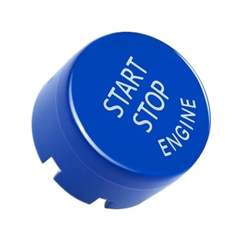Bouton démarrage d'arrêt pour BMW F30 F10 F34 F15 X1 X3 X5 bleu