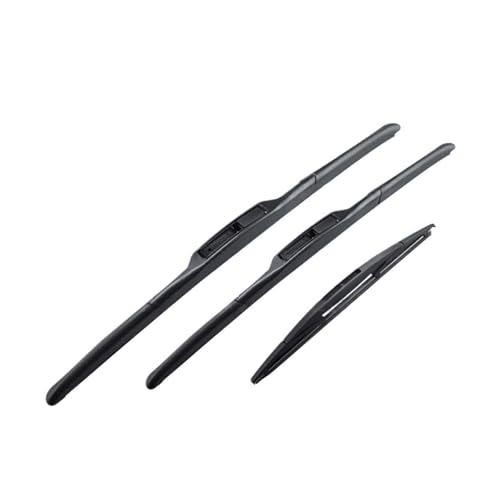 Front Rear Wiper Blades Set Kit Compatible with Subaru Forester SH 2008-2013 Windshield Window Windscreen Brushes Cutter J Hook Accessories(LHD)