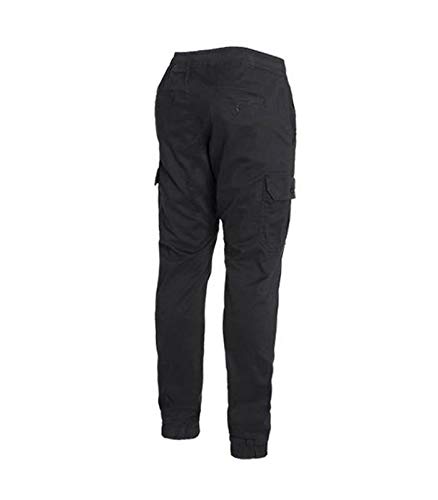 Hawk's Bay Men's Stretch Twill Cargo Jogger Pants Elasticized Waist Pockets2