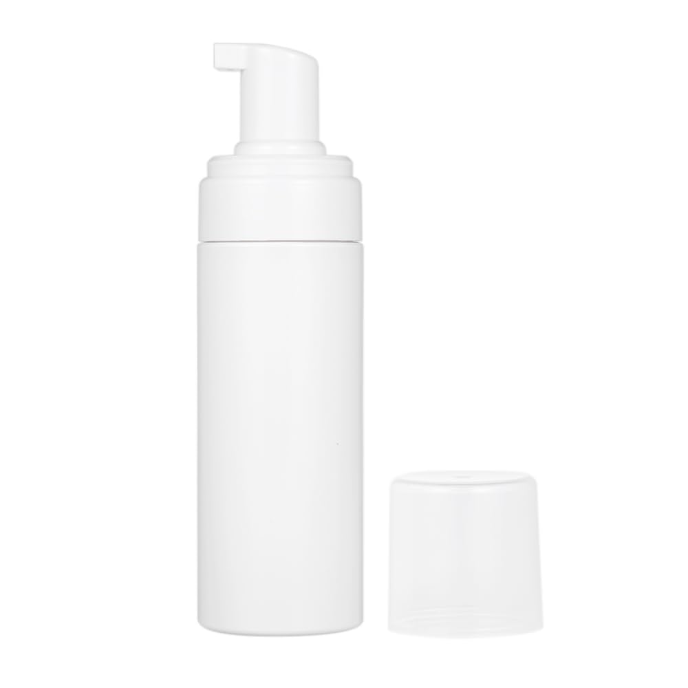 1 flacon en plastique blanc rechargeable pour mousse de savon mousse 150 ml