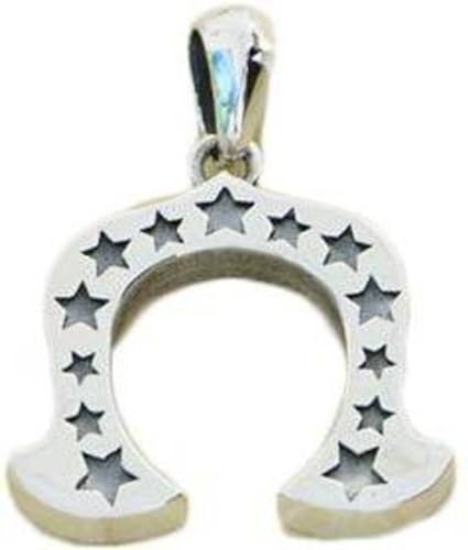 Collier à la mode pendentif fer à cheval argent S925 pour homme
