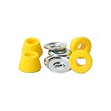Ride Engineering Polyurethane Cones For Bar Mounts (Soft) (Yellow) Compatible With 06-14 KAWASAKI KX250F
