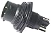 Circular Connector, Trim Trio UTS Series, Jam Nut Receptacle, 4 Contacts, Thermoplastic Body