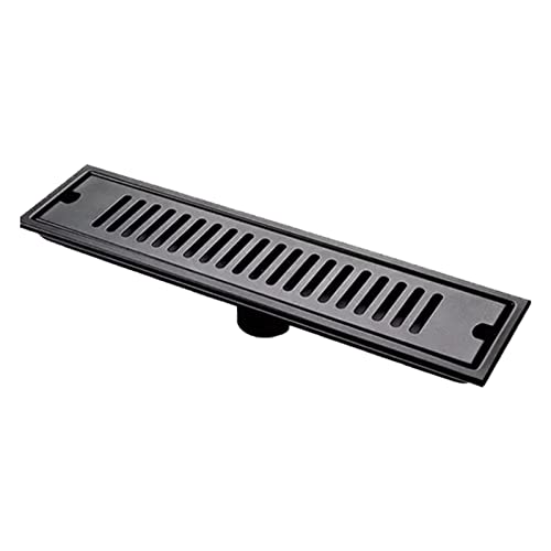 床ドレン 目皿 排水トラップ 防虫 防臭リニアシャワー排水口 304ステンレス鋼 取り外し可能な格子付き 掃除しやすい 取り外し簡単 髪の毛キャッチャー バスルーム/庭/ホテル用 Bathroom Drain Filter