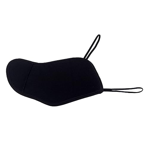 VANZACK Violin Chinrest Protector Pad Black Cotton Sponge for Comfort Fits Violins Easy to Install Accessory for Violinists Enhances Playing Experience