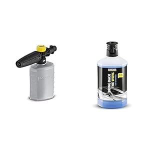 Karcher Fj 6 – Accessorio Per Idropulitrice – Schiumogeno 0,6 L, Compatibile Con Idropulitrici K2 & Accessorio Per Idropulitrice – Detergente Per Auto 3 In 1 – 1L – Auto E Moto Per Tutti I Modelli