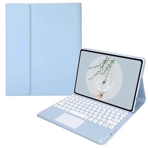 Funda teclado Samsung Tab A7 Lite con teclas redondas suaves