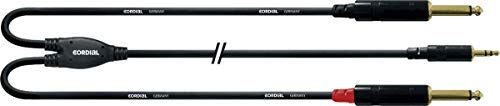 Cordial Cable Y Jack 3.5 ST / 2 x Jack Mono Gold