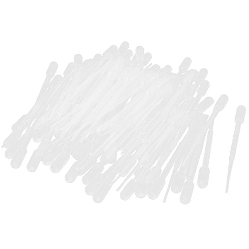 Image of Othmro 300Pcs 0.5ml Disposable Plastic Transfer Pipettes,Calibrated Dropper Clear Pipettes Liquid Dropper Suitable for Ear Eye Essential Oils Makeup, Science Laboratory, DIY Art 115mm Length