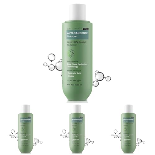 Image of Bare Anatomy Anti Dandruff Shampoo | Reduces Up to 100% Dandruff & Strengthens Hair | Derma Approved with Salicylic Acid & Biotin | For All Hair Types | 250ml