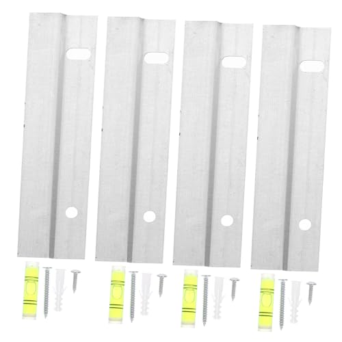 Image of 3sets Type French Cleat Mirror Brackets for Easy Picture Hanging Sturdy Interlocking Hardware Kit for Home Decor to Practical Wall for Mirrors and Frames