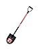 Bully Tools 62510 14 Ga. Round Point Shovel.Â  Fiberglass Dgrip Handle.