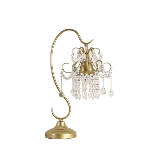 Lampe en cristal pour décoration d'intérieur luminaire de chevet chic à trois couleurs