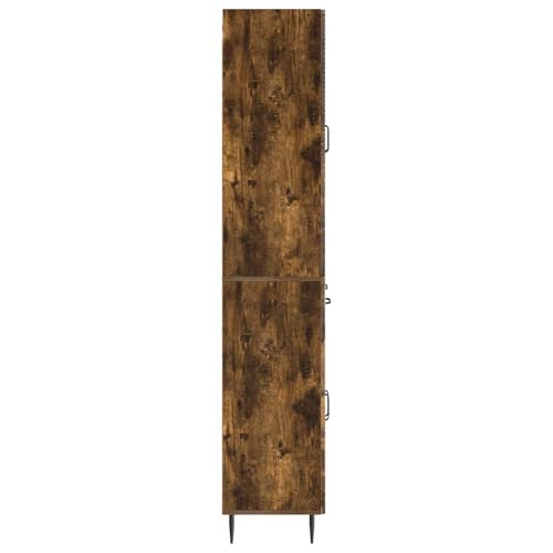 Armarios combinados de pared de madera de 66 x 34,5 x 89,5 cm con almacenamiento modular 6