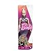 Barbie Fashionistas Doll #202, Curvy with Blonde Hair, Girl Power Print Outfit & Accessories Including Sneakers & Fanny Pack