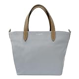 [サロンドアルファード] トートバッグ レディース レザー 本革 軽量 小さめ 小さい おしゃれ 大人 ミニ バッグ (シエロ×モカ)