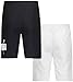 Puma Youth Boy's 2 Pack Active Performance All Day Comfort Shorts (US, Alpha, Large, Regular, Light Grey/Black)