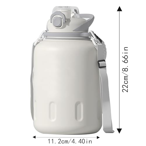 Gourde inox 1000ml double paroi bouteille isotherme de sport premium - 6