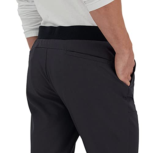 Haggar Men's Active Jogger Pant, Lead Grey, Small - image 3