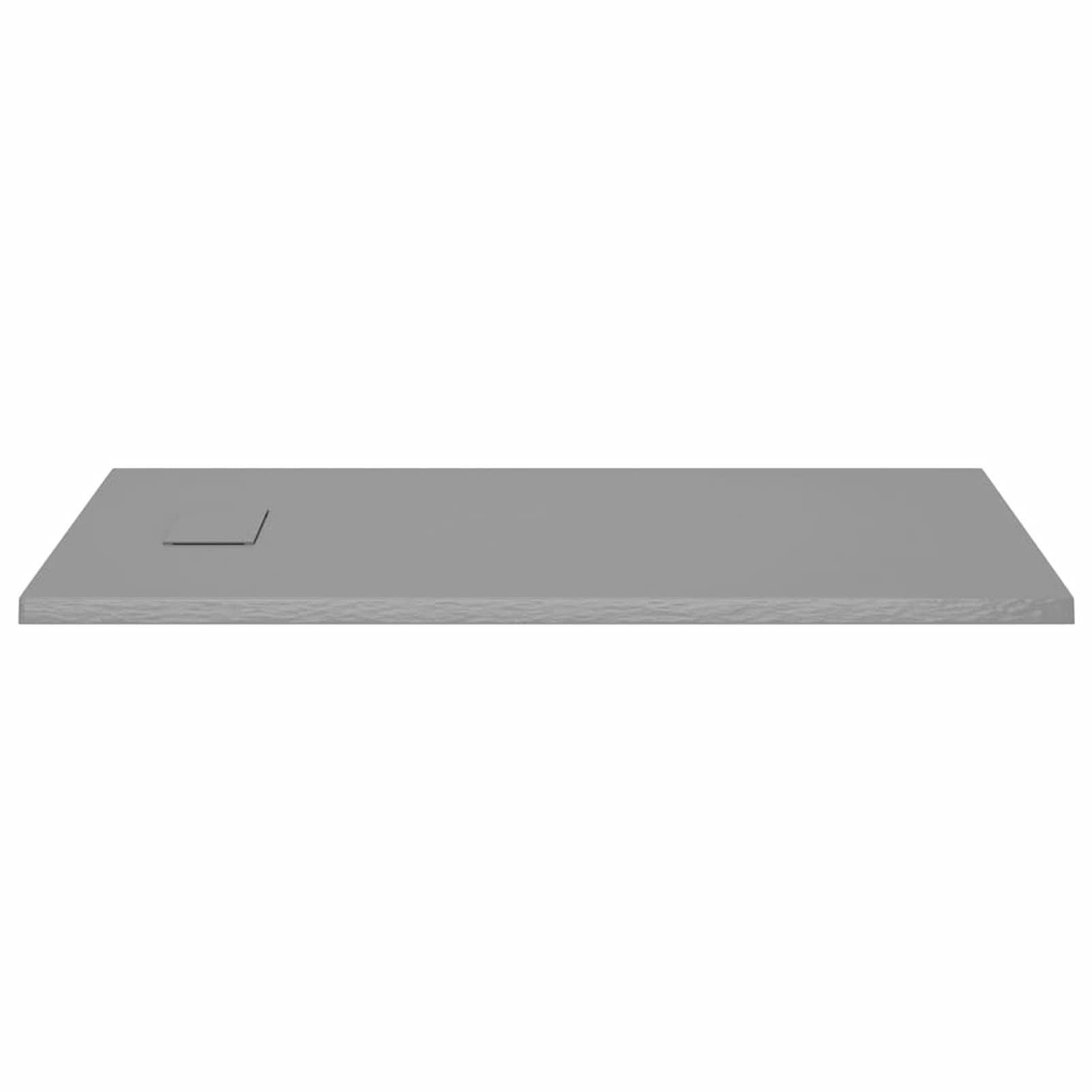 ARKEM Plato de Ducha SMC Gris 120x70 cm Plato Duchas Mampara De Ducha Abatible