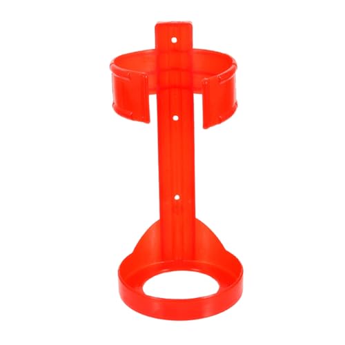 WHAMVOX Supporto Per Estintore Da Parete 1 Kg in Plastica Rossa Gancio Portatile e Staffa Di Montaggio Veicolare Per Sicurezza Antincendio in Auto e Casa